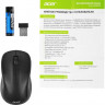 Мышь Acer OMR302, оптическая, беспроводная, черный [zl.mcecc.01x]