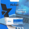 Флешка USB NETAC U182 512ГБ, USB3.0, синий и белый [nt03u182n-512g-30bl]