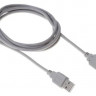 Кабель USB2.0 Buro USB A(m) - USB A(f), 3м, блистер, серый [bhp ret usb_af30]