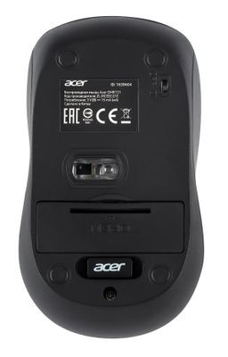 Мышь Acer OMR131, оптическая, беспроводная, USB, черный [zl.mceee.01e]