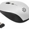 Мышь Oklick 565MW glossy, оптическая, беспроводная, USB, черный и серебристый [1103661]