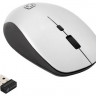 Мышь Oklick 565MW glossy, оптическая, беспроводная, USB, черный и серебристый [1103661]