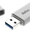 Флешка USB NETAC U185 8ГБ, USB2.0, белый [nt03u185n-008g-20wh]
