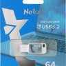 Флешка USB NETAC UA31 64ГБ, USB3.2, синий [nt03ua31n-064g-32bl]