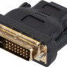 Переходник HDMI (f) - DVI-D (m), GOLD [adapter dvi-hdmi]