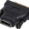 Переходник HDMI (f) - DVI-D (m), GOLD [adapter dvi-hdmi]