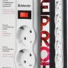 Сетевой фильтр Philips CHP8246BA/51, 2м, черный