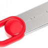 Флешка USB NETAC UM2 128ГБ, USB3.2, серебристый и красный [nt03um2n-128g-32re]