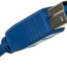 Кабель USB3.0 Buro USB A(m) - USB B(m), 1.8м, синий [usb3.0-am/bm]