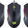 Мышь Redragon Trident Lite, игровая, оптическая, проводная, USB, черный [72018]