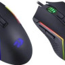 Мышь Redragon Trident Lite, игровая, оптическая, проводная, USB, черный [72018]