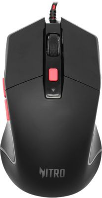 Мышь Acer Nitro OMW301, игровая, оптическая, проводная, USB, черный [zl.mcecc.024]