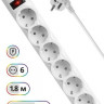 Сетевой фильтр Philips CHP4346BA/51, 2м, черный