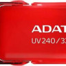 Флешка USB A-Data UV240 32ГБ, USB2.0, красный [auv240-32g-rrd]