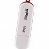 Флешка USB Silicon Power LuxMini 320 16ГБ, USB2.0, белый [sp016gbuf2320v1w]