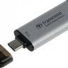 Внешний диск SSD Transcend ESD300 TS1TESD300S, 1ТБ, серебристый