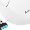 Мышь A4TECH Fstyler FB12, оптическая, беспроводная, USB, белый [fb12 white]