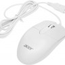 Мышь Acer OMW300, оптическая, проводная, USB, белый [zl.mcecc.01v]