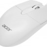 Мышь Acer OMW300, оптическая, проводная, USB, белый [zl.mcecc.01v]