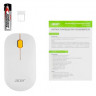 Мышь Acer OMR200, оптическая, беспроводная, USB, желтый [zl.mceee.020]