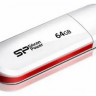 Флешка USB Silicon Power LuxMini 320 64ГБ, USB2.0, белый [sp064gbuf2320v1w]