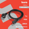Кабель питания Buro AN23-1000-5, IEC C13 - Евровилка, 5м, черный