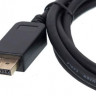 Кабель 1.1v, DisplayPort (m) - VGA (m), GOLD , 2м, черный
