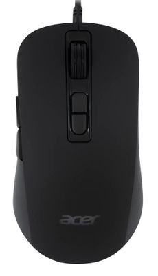 Мышь Acer OMW135, игровая, оптическая, проводная, USB, черный [zl.mceee.019]