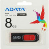 Флешка USB A-Data Classic C008 8ГБ, USB2.0, красный и черный [ac008-8g-rkd]