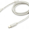 Кабель USB2.0 Buro USB A(m) - USB B(m), ферритовый фильтр , 1.8м, серый [usb2.0-am/bm-1.8m-mg]