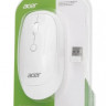 Мышь Acer OMR138, оптическая, беспроводная, USB, белый [zl.mceee.01l]