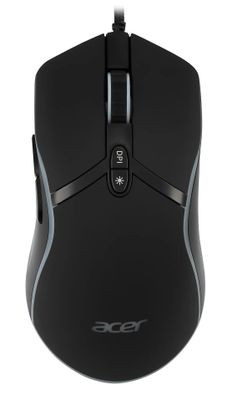 Мышь Acer OMW144, игровая, оптическая, проводная, USB, черный [zl.mceee.014]
