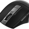 Мышь A4TECH Fstyler FG35S, оптическая, беспроводная, USB, серый и черный [fg35s usb grey]