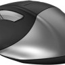 Мышь A4TECH Fstyler FG35S, оптическая, беспроводная, USB, серый и черный [fg35s usb grey]