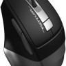 Мышь A4TECH Fstyler FG35S, оптическая, беспроводная, USB, серый и черный [fg35s usb grey]