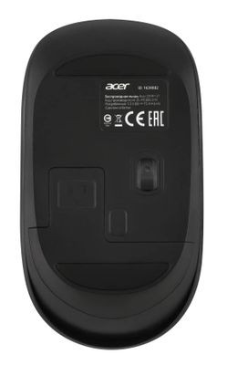 Мышь Acer OMR137, оптическая, беспроводная, USB, черный [zl.mceee.01k]