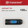 Флешка USB Transcend Jetflash 790 128ГБ, USB3.0, черный и синий [ts128gjf790k]