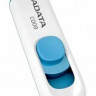 Флешка USB A-Data Classic C008 64ГБ, USB2.0, синий и белый [ac008-64g-rwe]