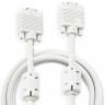 Кабель VGA Buro CAB016S-10, VGA (m) - VGA (m), ферритовый фильтр , 3м, серый