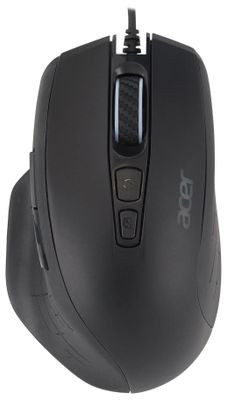 Мышь Acer OMW124, игровая, оптическая, проводная, USB, черный [zl.mceee.00y]
