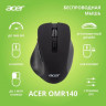 Мышь Acer OMR140, оптическая, беспроводная, USB, черный [zl.mceee.00g]