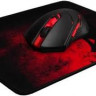 Мышь Redragon M601WL-BA, игровая, оптическая, беспроводная, USB, черный и красный [78227]