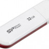 Флешка USB Silicon Power LuxMini 320 32ГБ, USB2.0, белый [sp032gbuf2320v1w]
