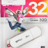 Флешка USB Silicon Power LuxMini 320 32ГБ, USB2.0, белый [sp032gbuf2320v1w]