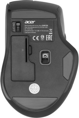Мышь Acer OMR150, оптическая, беспроводная, USB, черный [zl.mceee.00k]