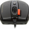Мышь A4TECH V-Track F5, игровая, оптическая, проводная, USB, черный и рисунок
