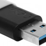 Флешка USB NETAC US2 128ГБ, USB3.1, черный и серебристый [nt03us2n-128g-32sl]