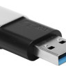 Флешка USB NETAC US2 256ГБ, USB3.1, черный и серебристый [nt03us2n-256g-32sl]