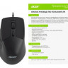 Мышь Acer OMW130, оптическая, проводная, USB, черный [zl.mceee.00j]
