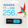 Флешка USB A-Data DashDrive UV128 256ГБ, USB3.0, черный и синий [auv128-256g-rbe]